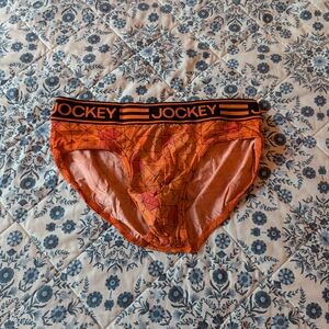 Jockey Orange Patterned Briefs